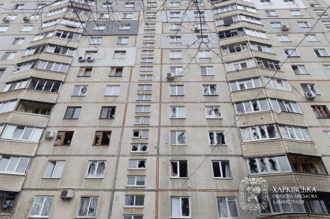 наслідки обстрілу харкова